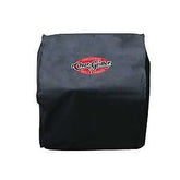 Char-Griller 2455 Side Fire Box Grill Cover, 20 in W, 18 in D, 18 in H, Polyester, Black